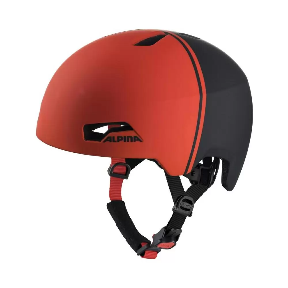 Junior Helmet Hackney Black/Red Size M (51-56cm) - image