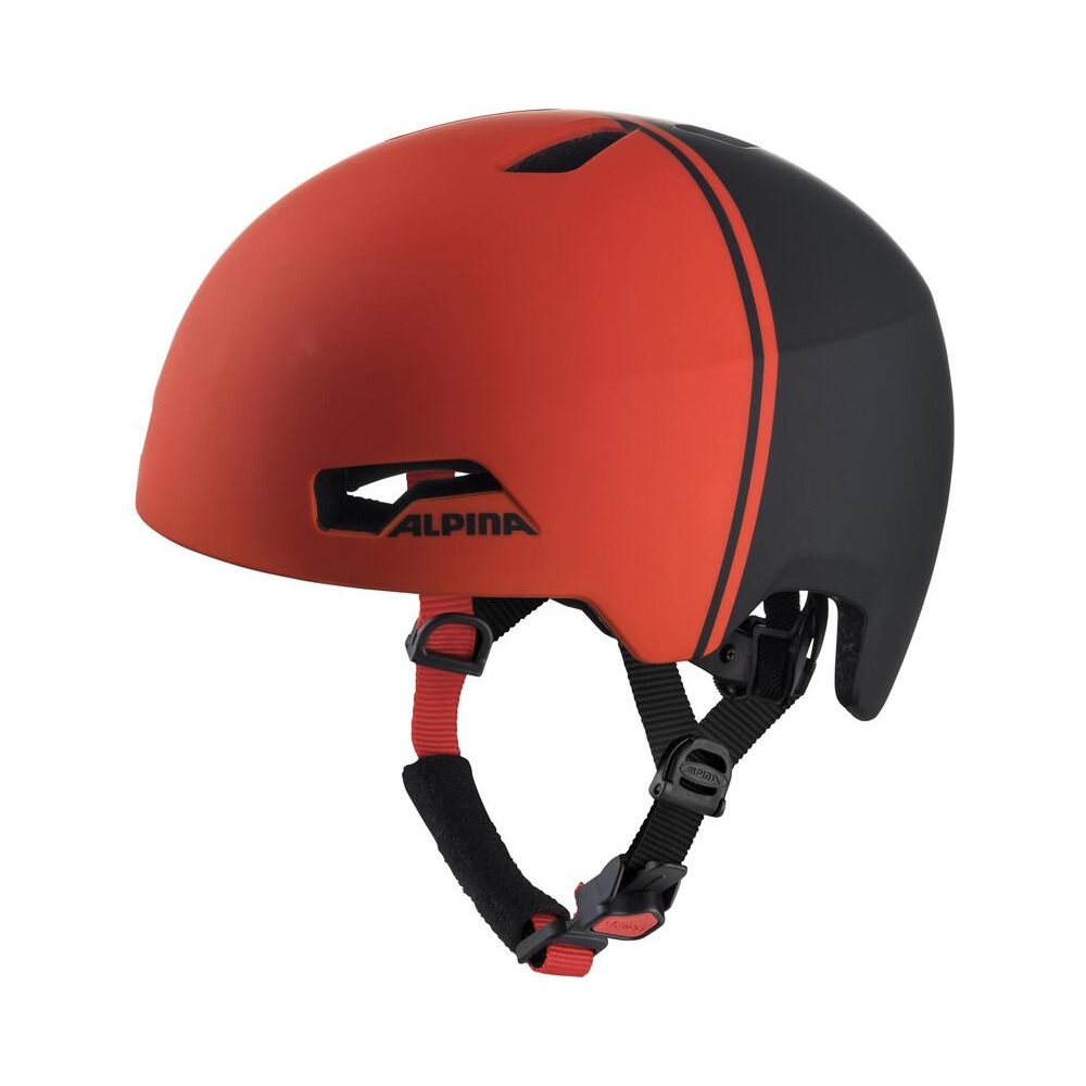 Junior Helmet Hackney Black/Red Size S (47-51cm)