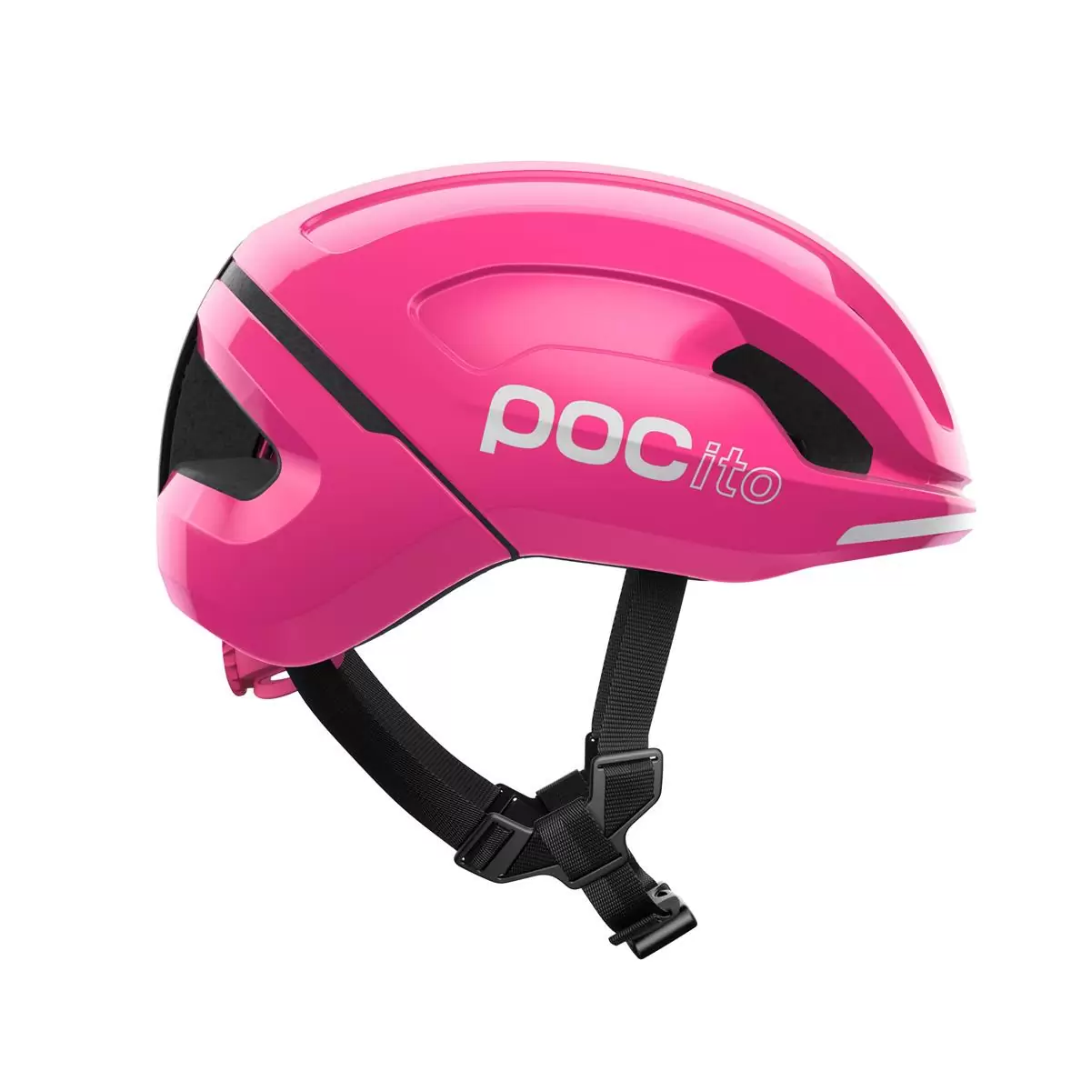 Casco de niño POCito Omne MIPS Fluorescent Pink talla XS (48-52cm) #1