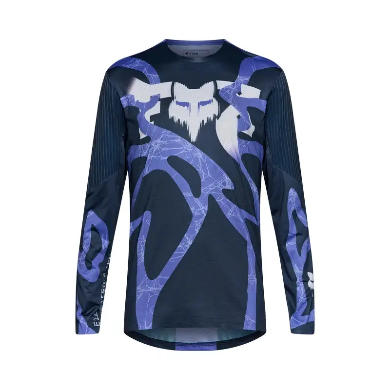 MTB Long Sleeve Flexari LS Jersey Diffuse Special Edition Blue Berry Size L - image