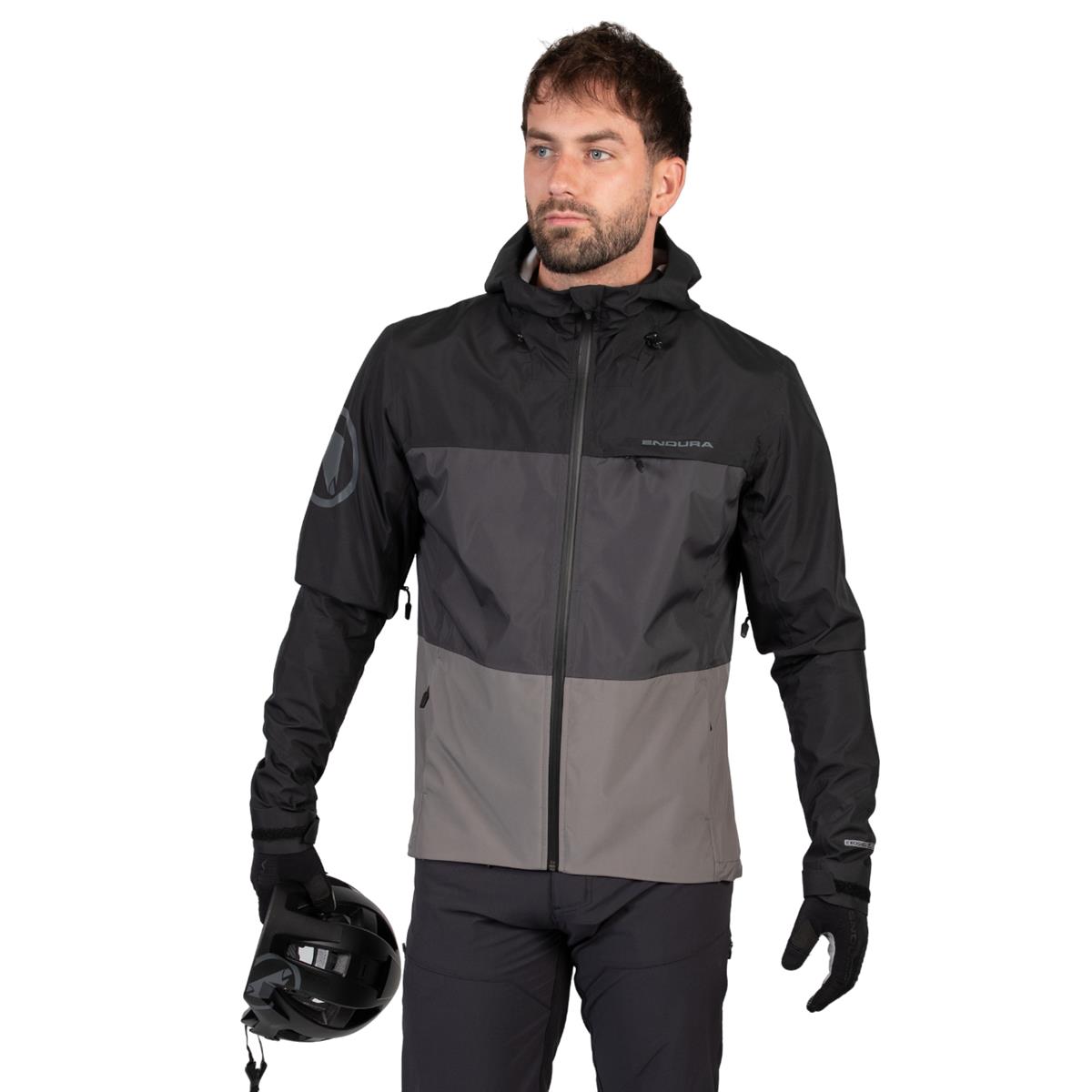 SingleTrack Jacket II Waterproof MTB Jacket Black Size XL