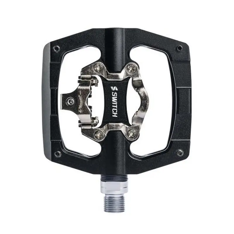Doppelpedal Flat/Clip ohne Fuß Schwarz - image
