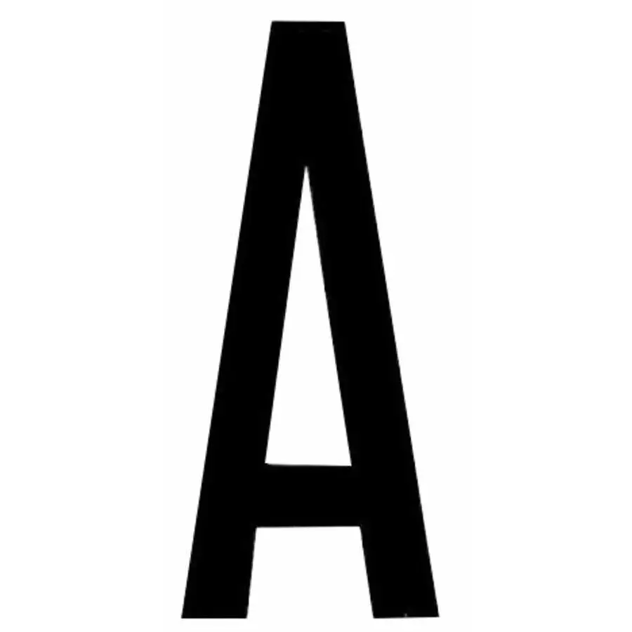 Self-adhesive letter for repeater license plate - image