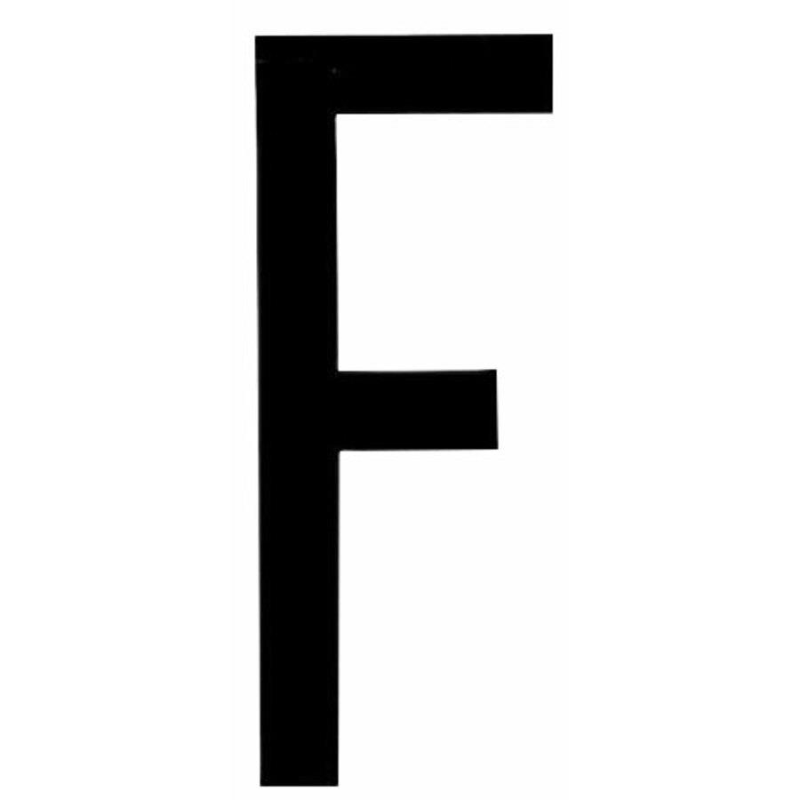 Self-adhesive letter for repeater plate