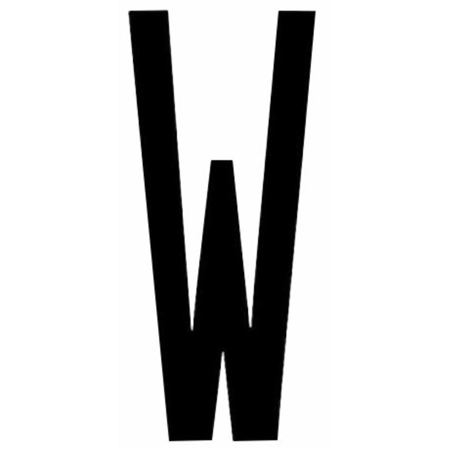 Letra Adesiva para Chapa Repetidora W