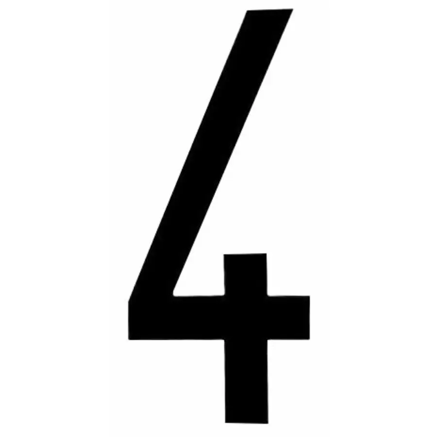 Número Adesivo Para Chapa Repetidora 4 - image