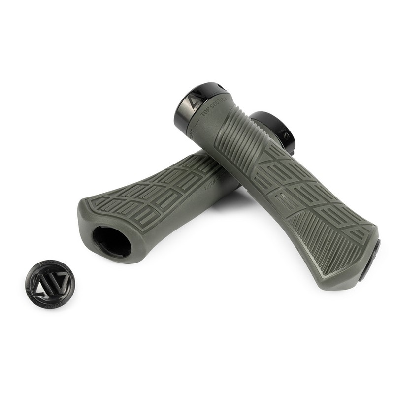 Coppia Manopole MTB Hybrid Perform Large 142mm Verde