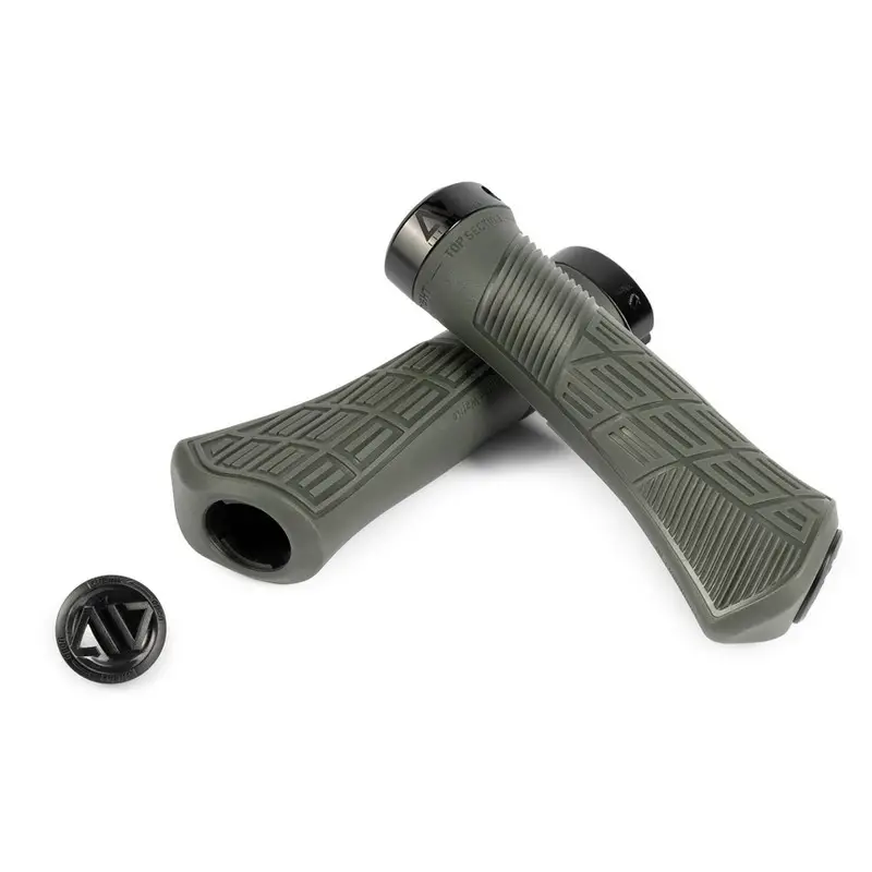 Coppia Manopole MTB Hybrid Perform Large 142mm Verde - image
