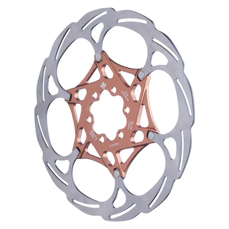 Brake Disc 2Pieces 180mm 6 Holes Japanese Gold - image