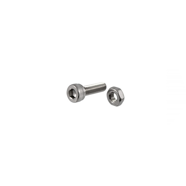 Nuts + SHCS Nylotrax Replacement Pin Silver 1pc
