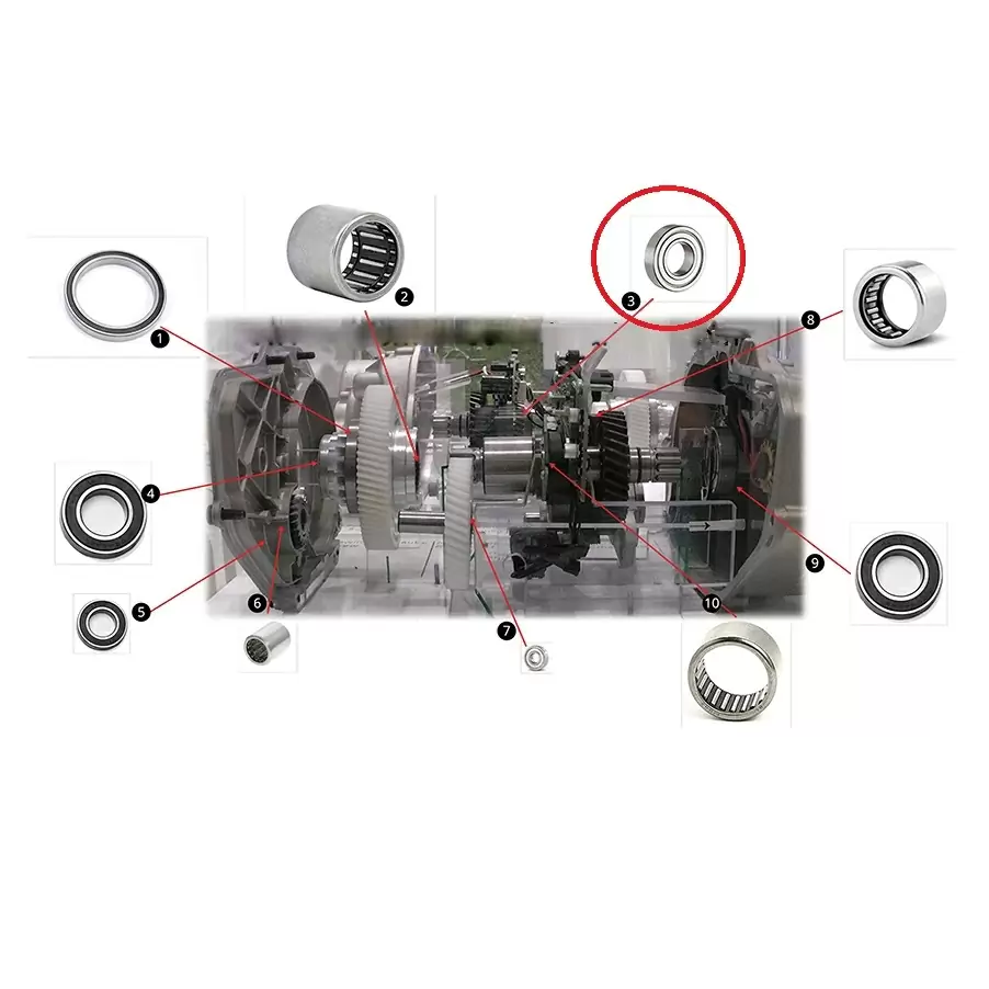 Superior force sensor 12x32x10 bearing compatible with Bosch Gen2 drive unit #2