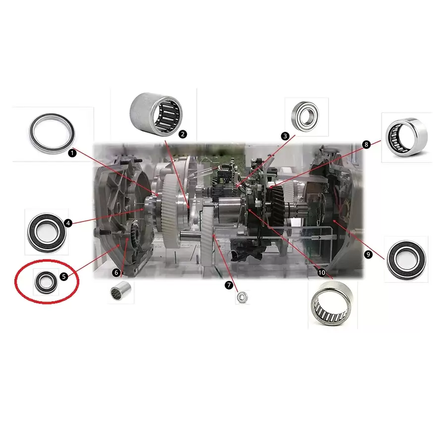 Cuscinetto E-Bike Motore Bosch Gen2 Performance Line / CX misura 18x30x7mm #1