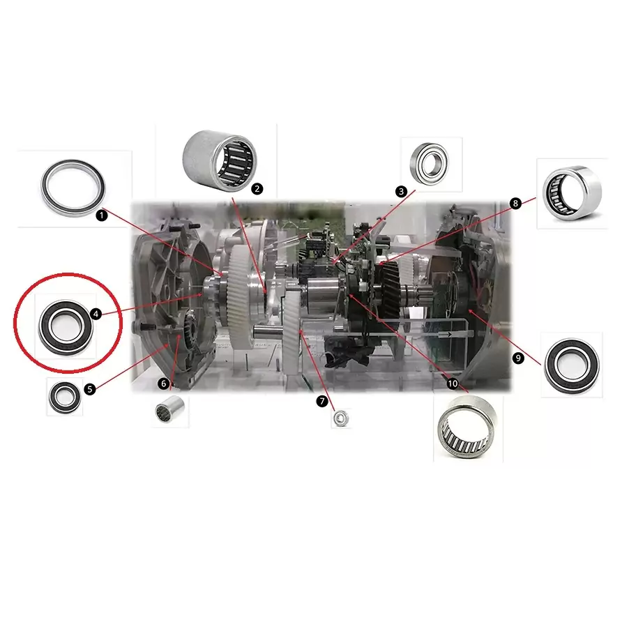E-Bike Bearing Bosch Motor 21,5x37x9mm 1pc #1