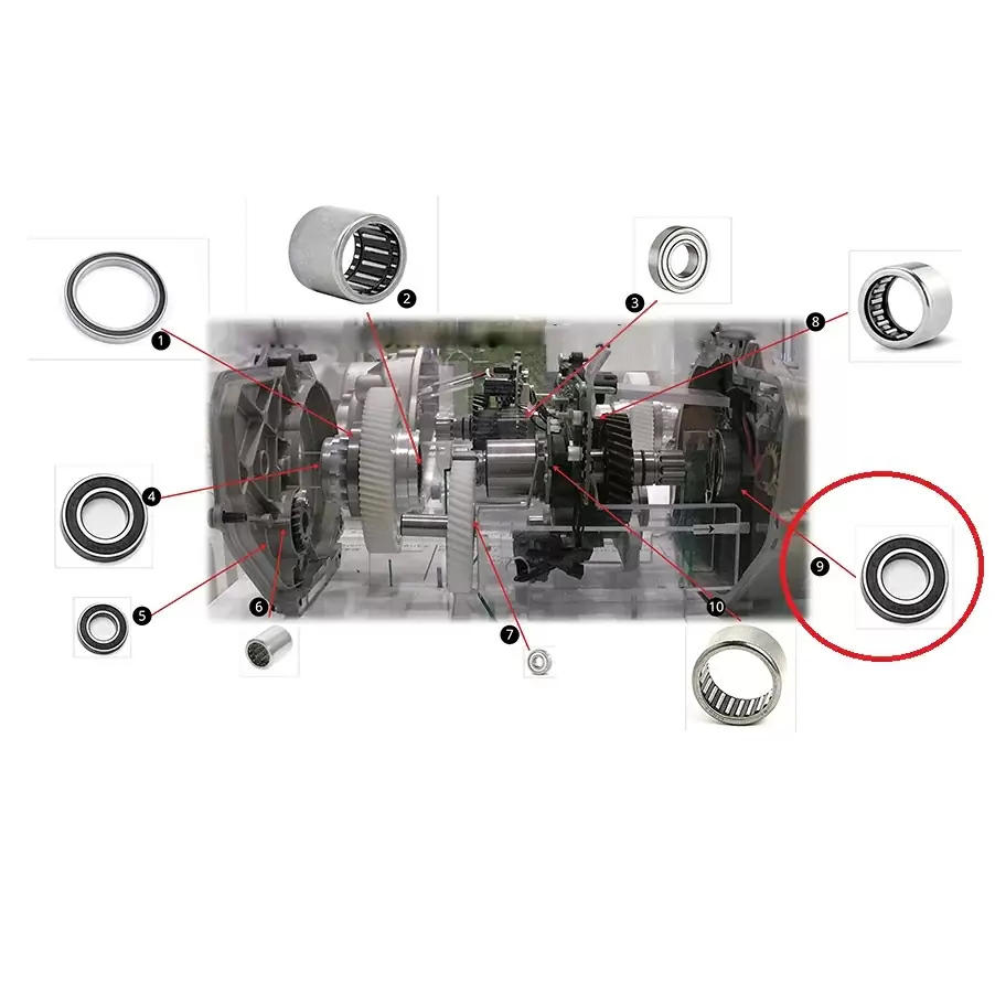 Das rechte Pedalachslager des Bosch Gen2-Motors misst 21,5 x 42 x 12 mm #1