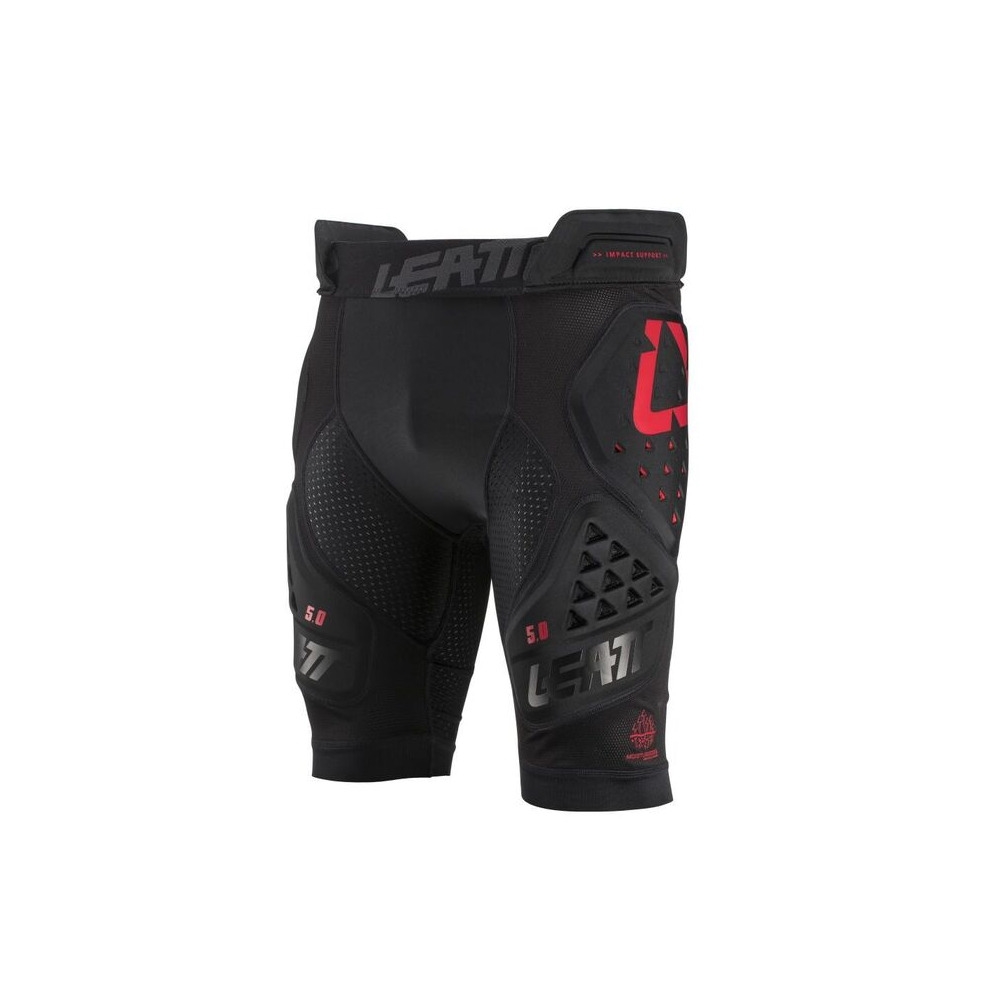 Shorts de proteção Impact 3DF 5.0 com protetores laterais preto tamanho S