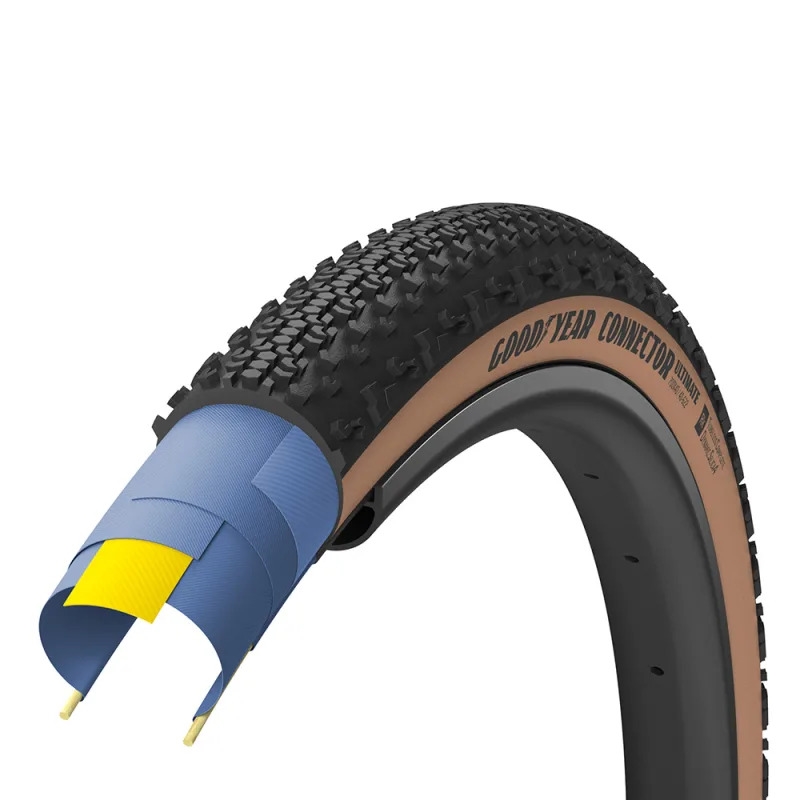 Gravel Tire Connector Ultimate 700x35 Dynamic Silica4 Tubeless Complete Black/Para