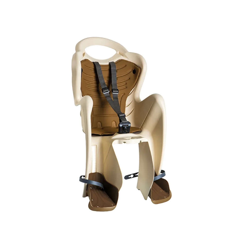Assento traseiro para bebê Mr FOX montagem em rack (grampo) 120-185 mm bege