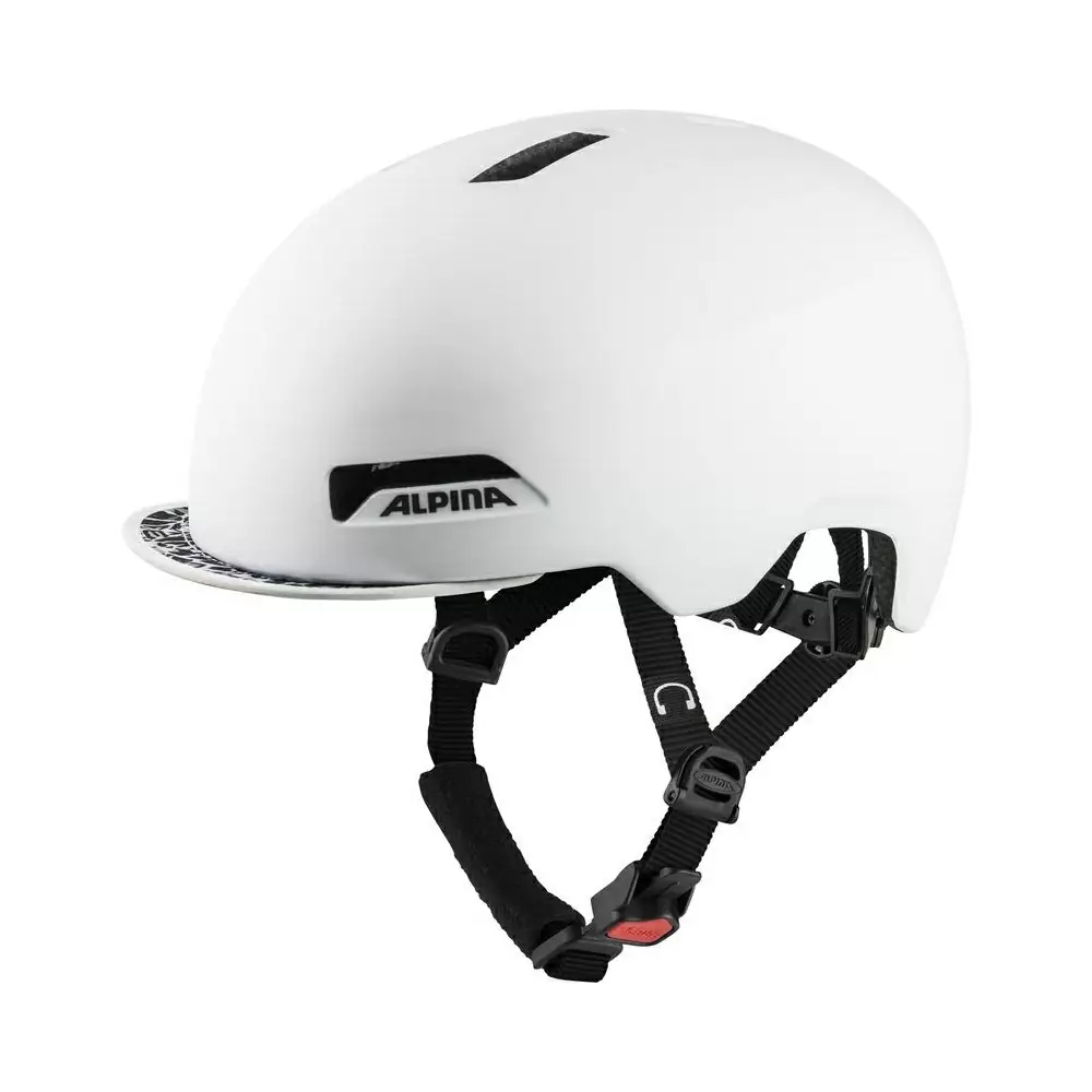 Helmet Brooklyn Pearl White Matt Size S/M (52-57cm) - image