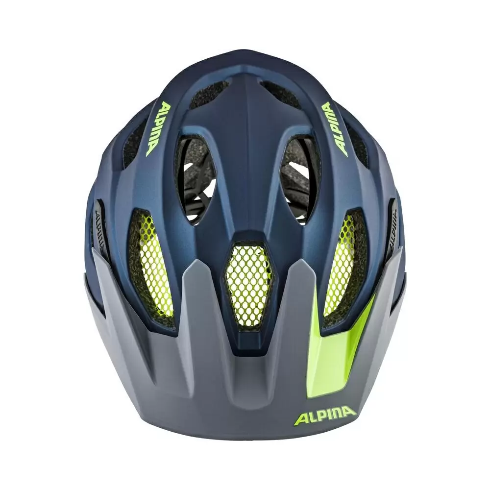 Capacete Carapax 2.0 Azul Escuro/Neon Tamanho M/G (57-62cm) #1