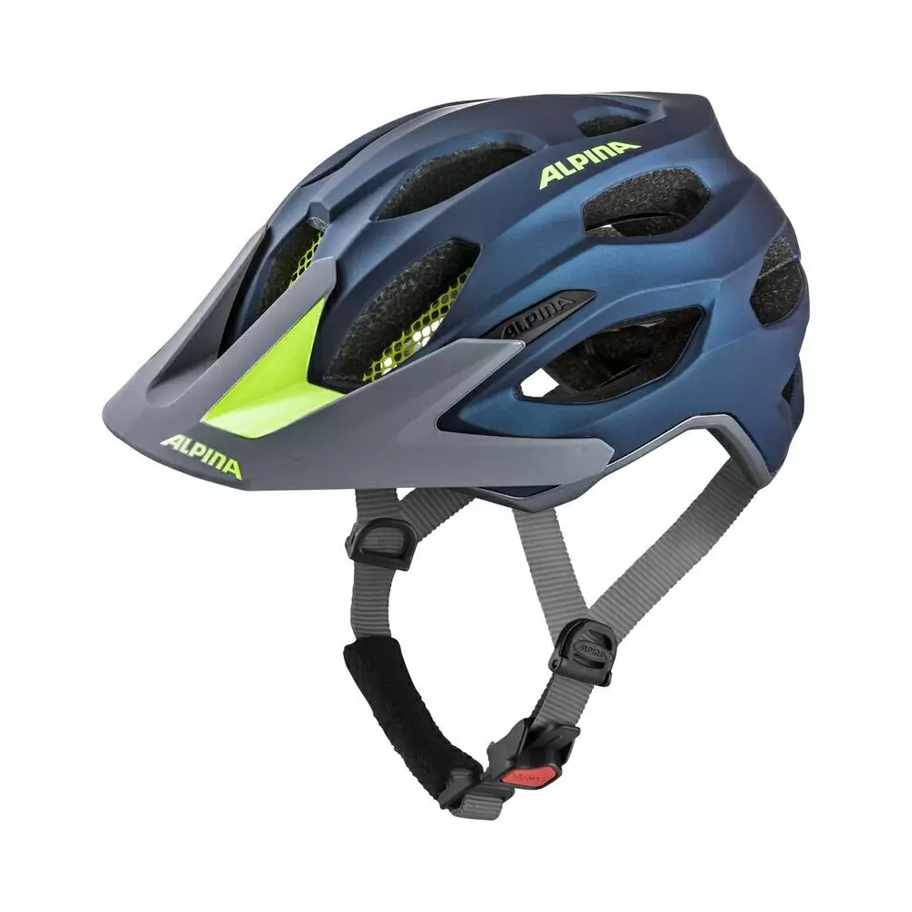 Helmet Carapax 2.0 Dark Blue/Neon Size M/L (57-62cm) - image