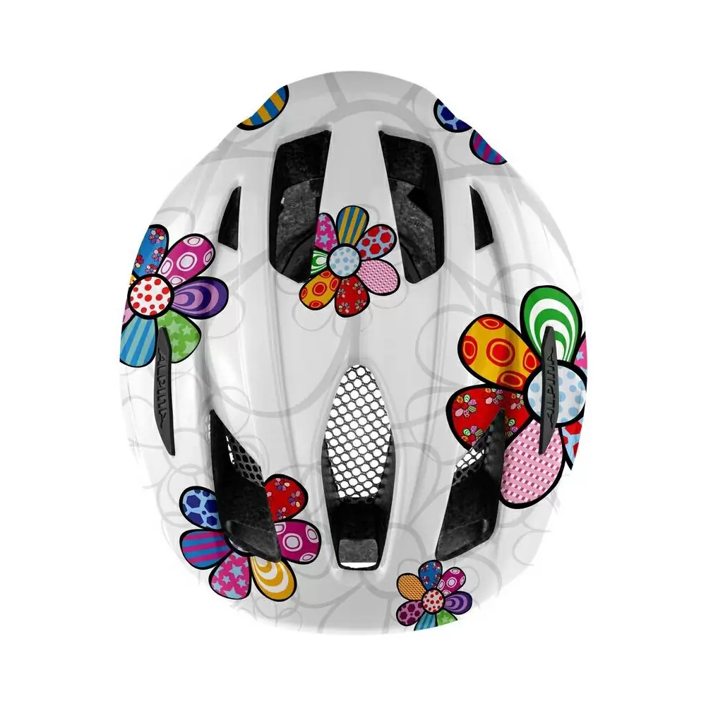 Junior Helmet Pico Pearlwhite/Flower Gloss One Size (50-55cm) #1