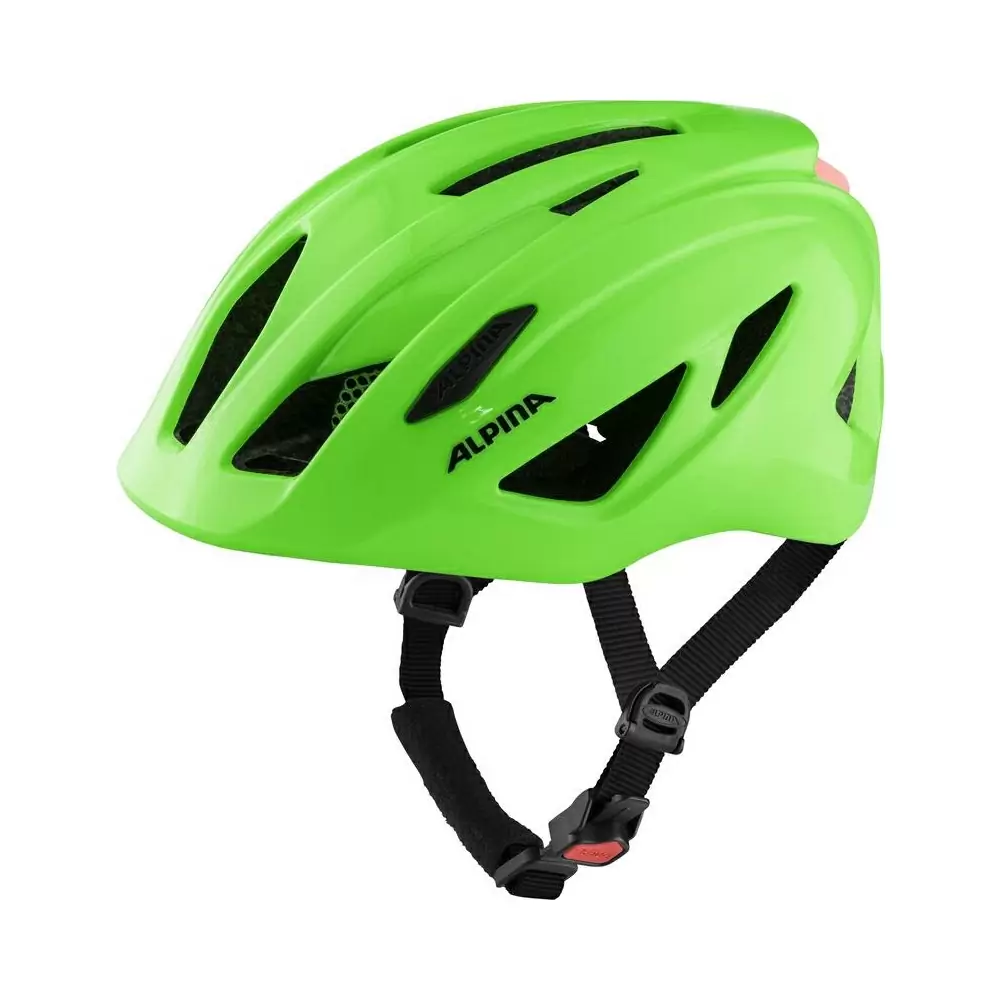 Junior Helmet Pico Flash Neon Green Gloss One Size (50-55cm) - image