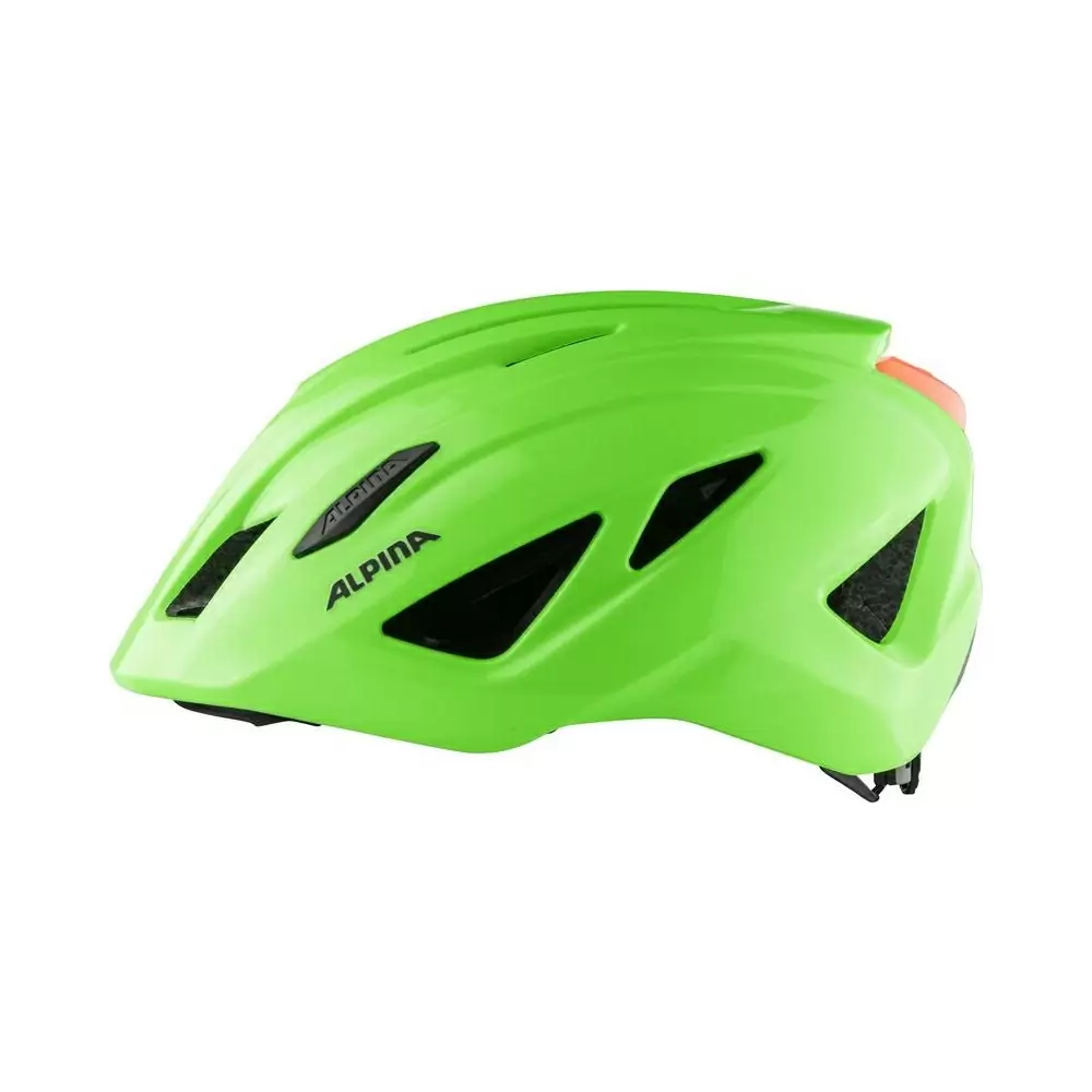 Junior Helmet Pico Flash Neon Green Gloss One Size (50-55cm) #3