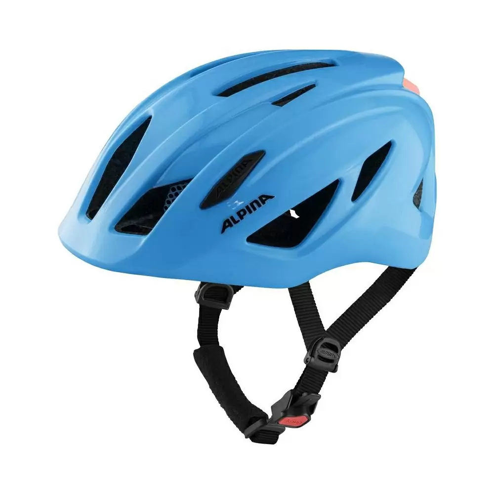 Junior Helmet Pico Flash Neon Blue Gloss One Size (50-55cm) - image