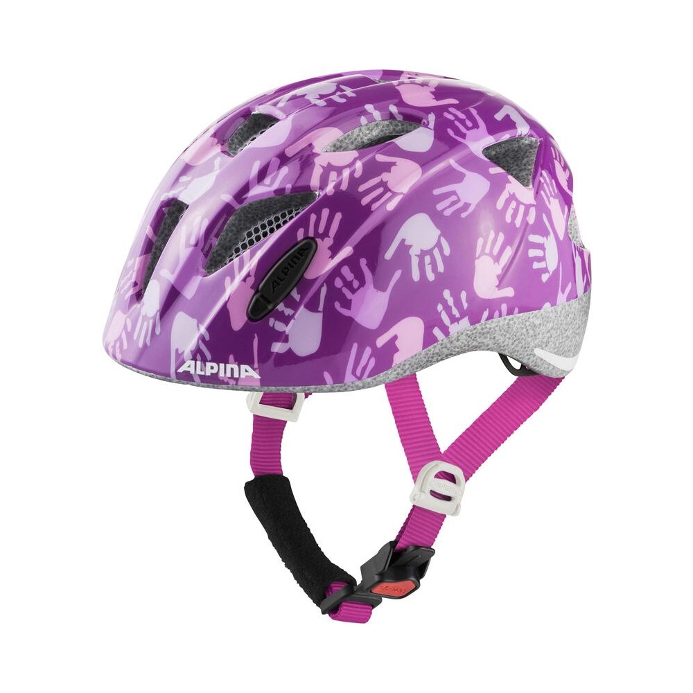 Casco Junior Ximo Berry Hands Brillo Talla M (47-51cm)