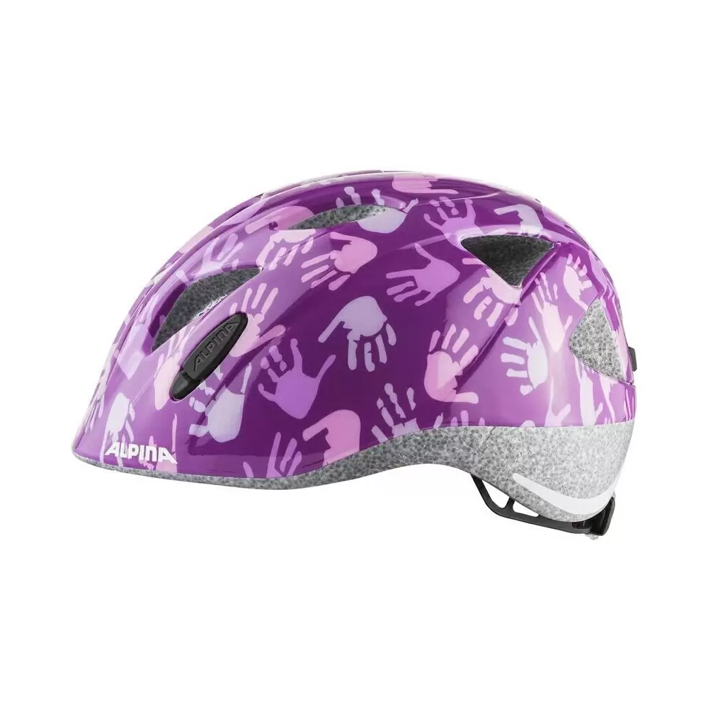 Casco Bambino Ximo Viola Fantasia Mani Taglia M (47-51cm) #3