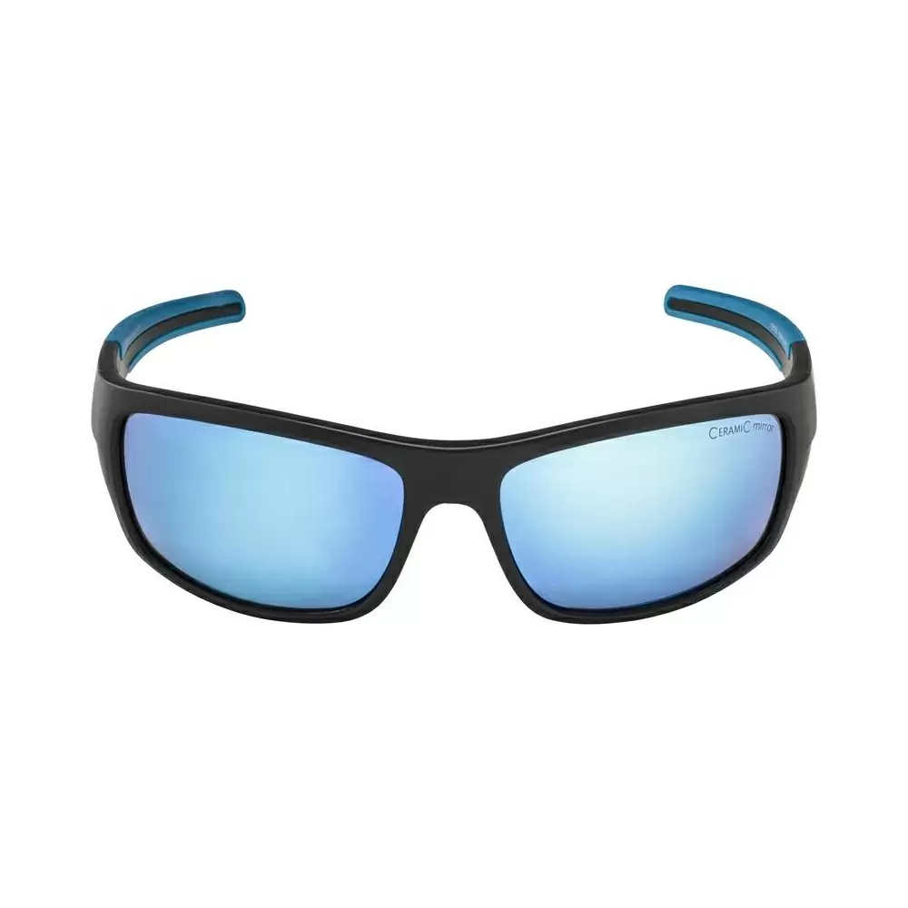 Óculos Testido preto fosco azul/cerâmica espelho lente azul #1