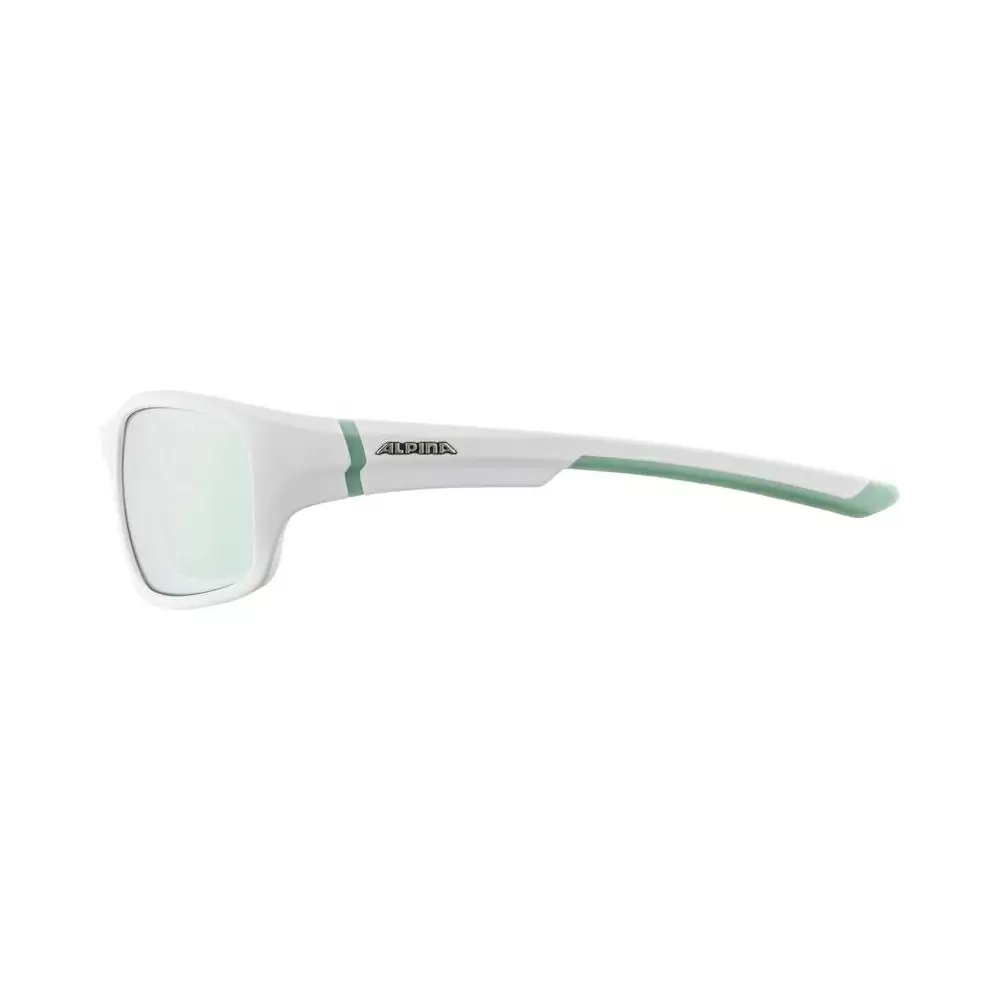 Glasses Lyron S White Matt/Pistachio / Ceramic Mirror Lens Emerald #2