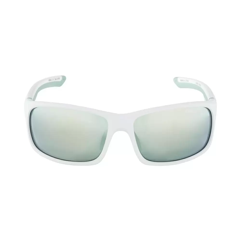 Glasses Lyron S White Matt/Pistachio / Ceramic Mirror Lens Emerald #1