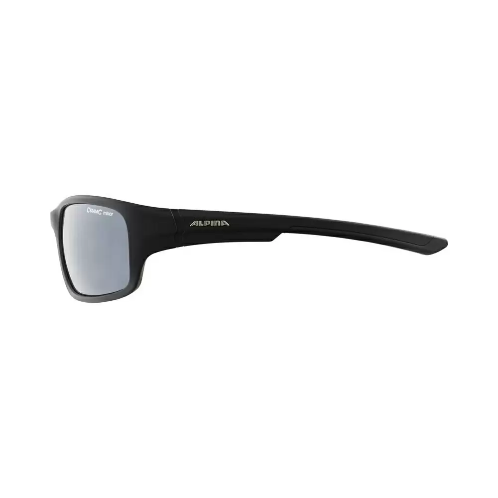 Óculos Lyron S preto fosco/cerâmica lente espelhada preta #2