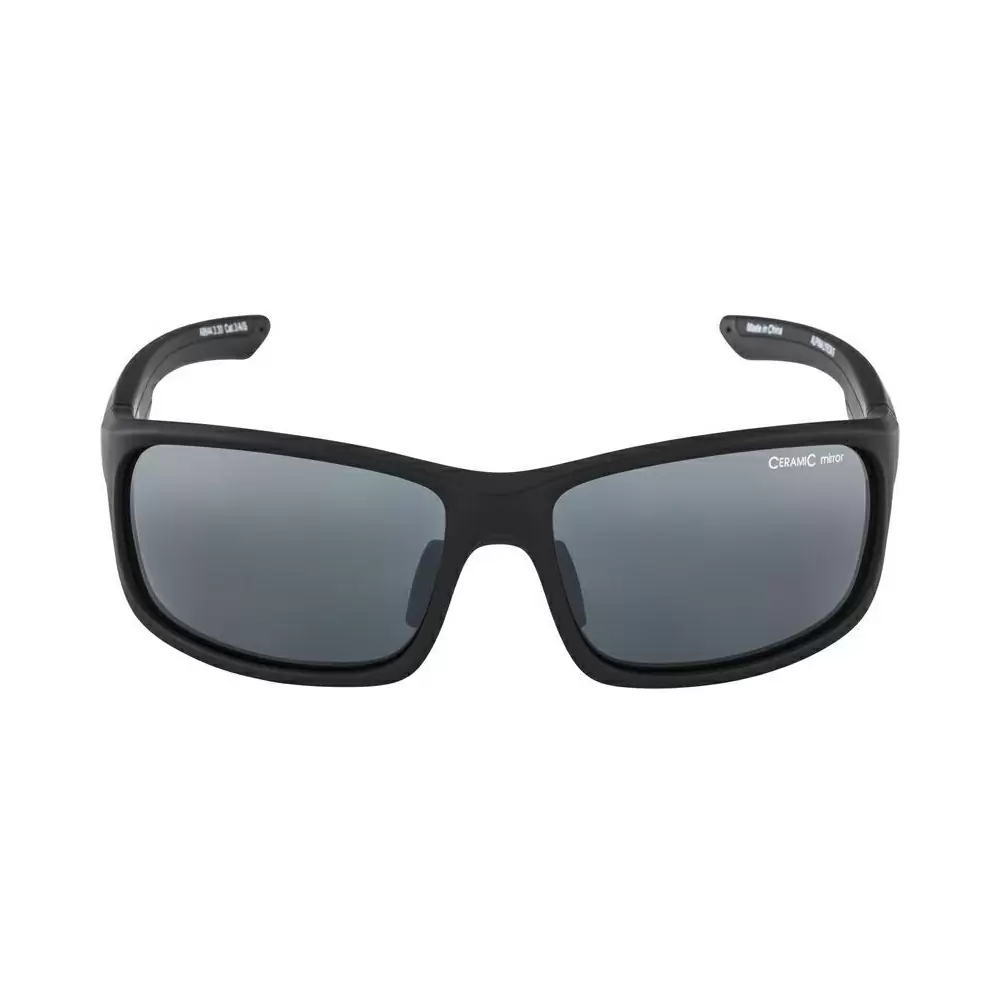 Óculos Lyron S preto fosco/cerâmica lente espelhada preta #1
