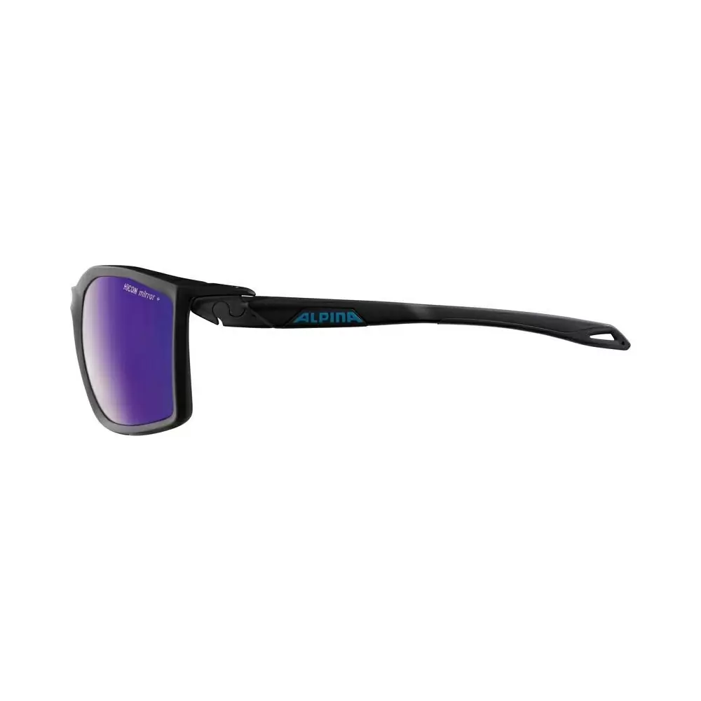 Óculos Twist Five Q-Lite preto fosco / lente espelhada azul #2