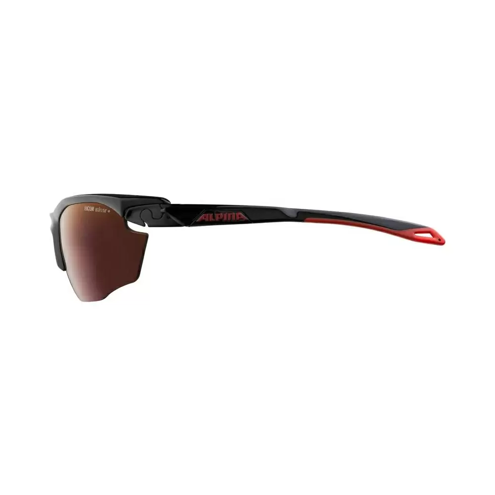 Óculos Twist Five Hr Q-Lite preto/vermelho/lente espelhada vermelha #2