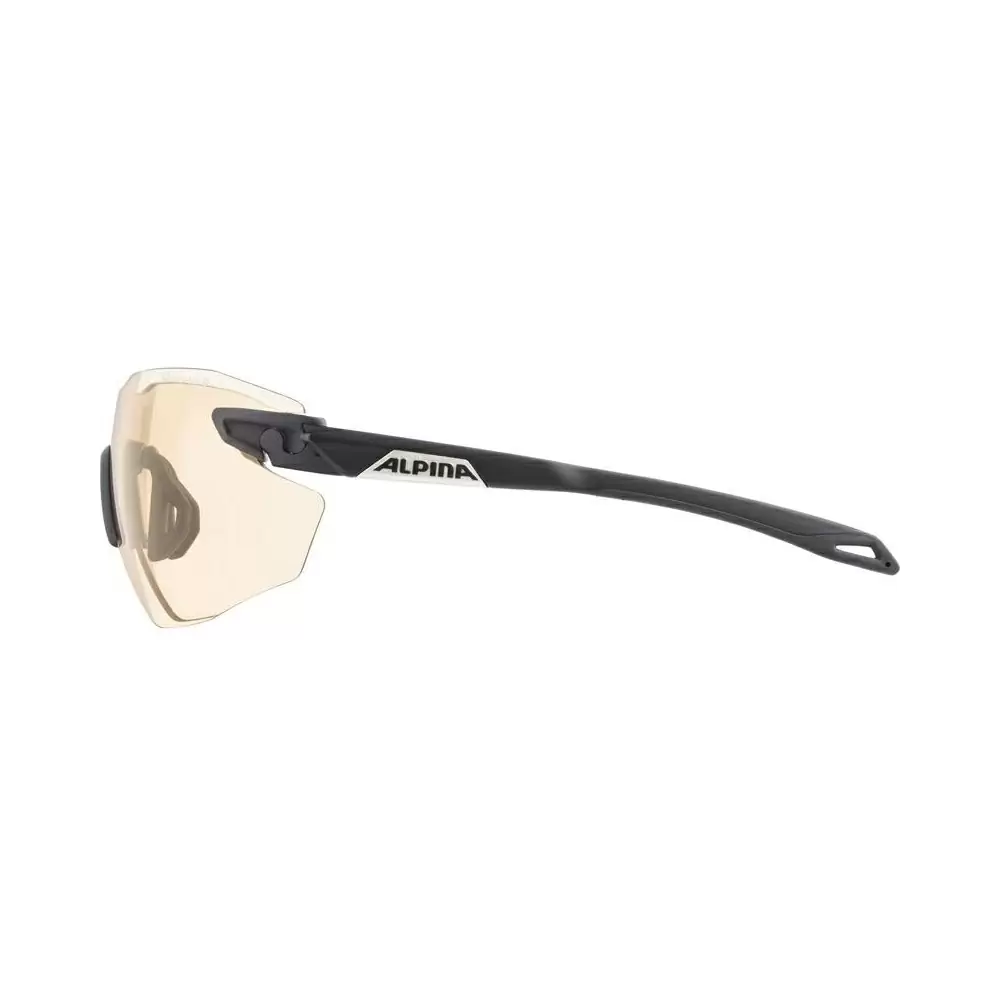 Óculos Twist Five Shield Rl V Preto fosco / Lente Varioflex+ Laranja #2