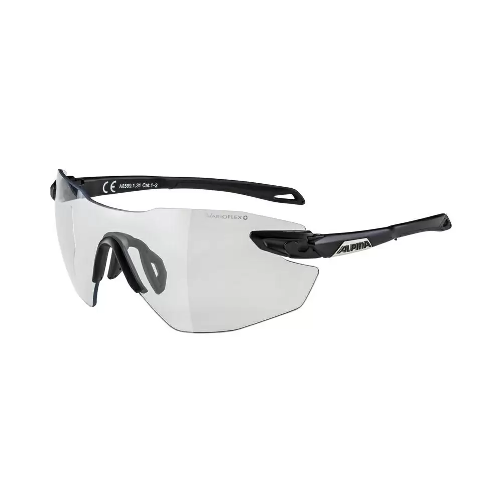 Óculos Twist Five Shield Rl V Preto / Lentes Varioflex+ Preto - image