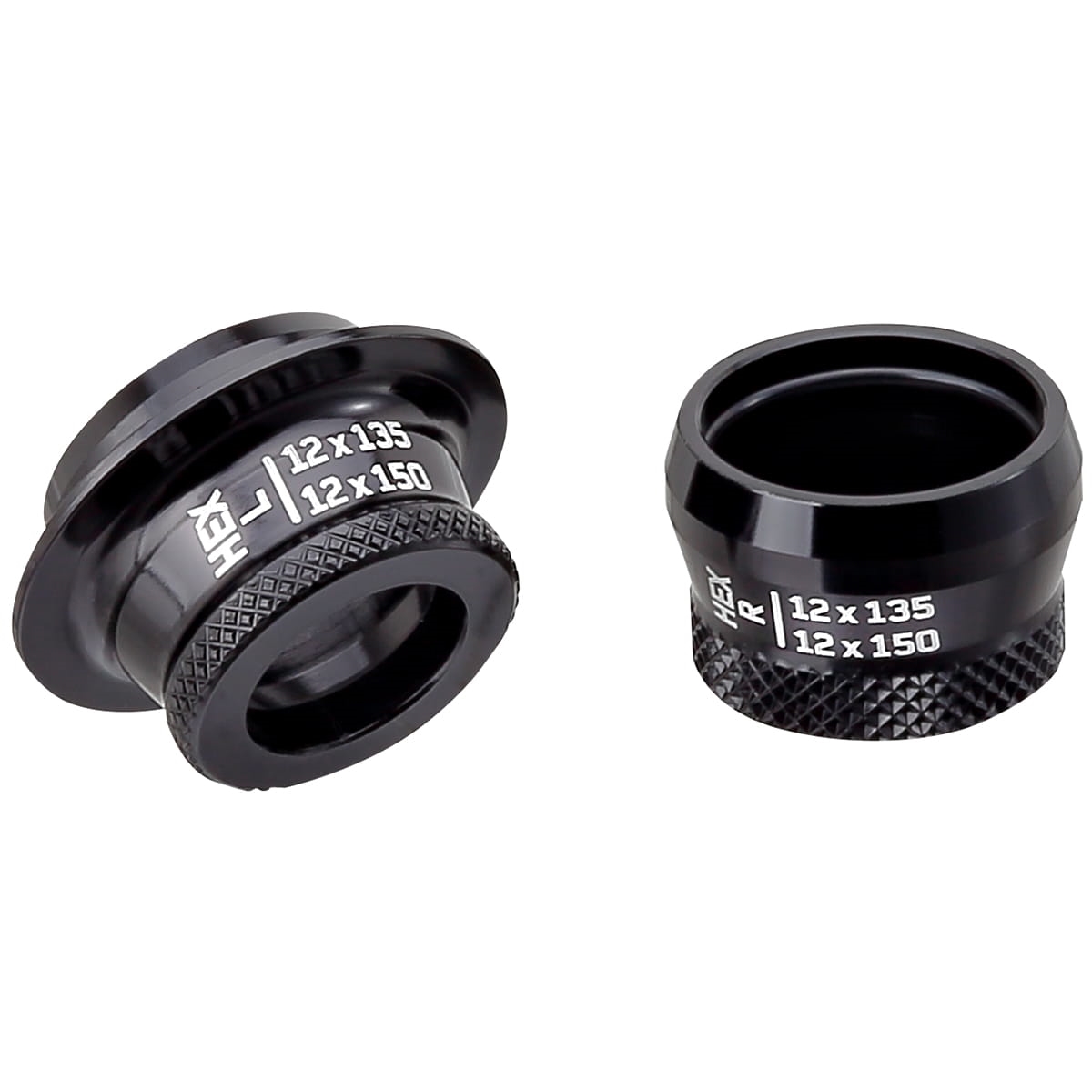 Hex rear hub adapter for conversion to standard 12x135mm and 12x150mm