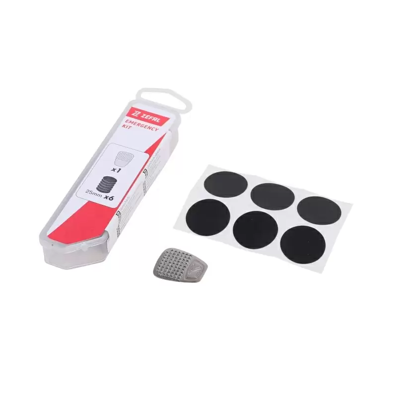 Emergency Kit with 6 Self-adhesive Patches + Scraper - image