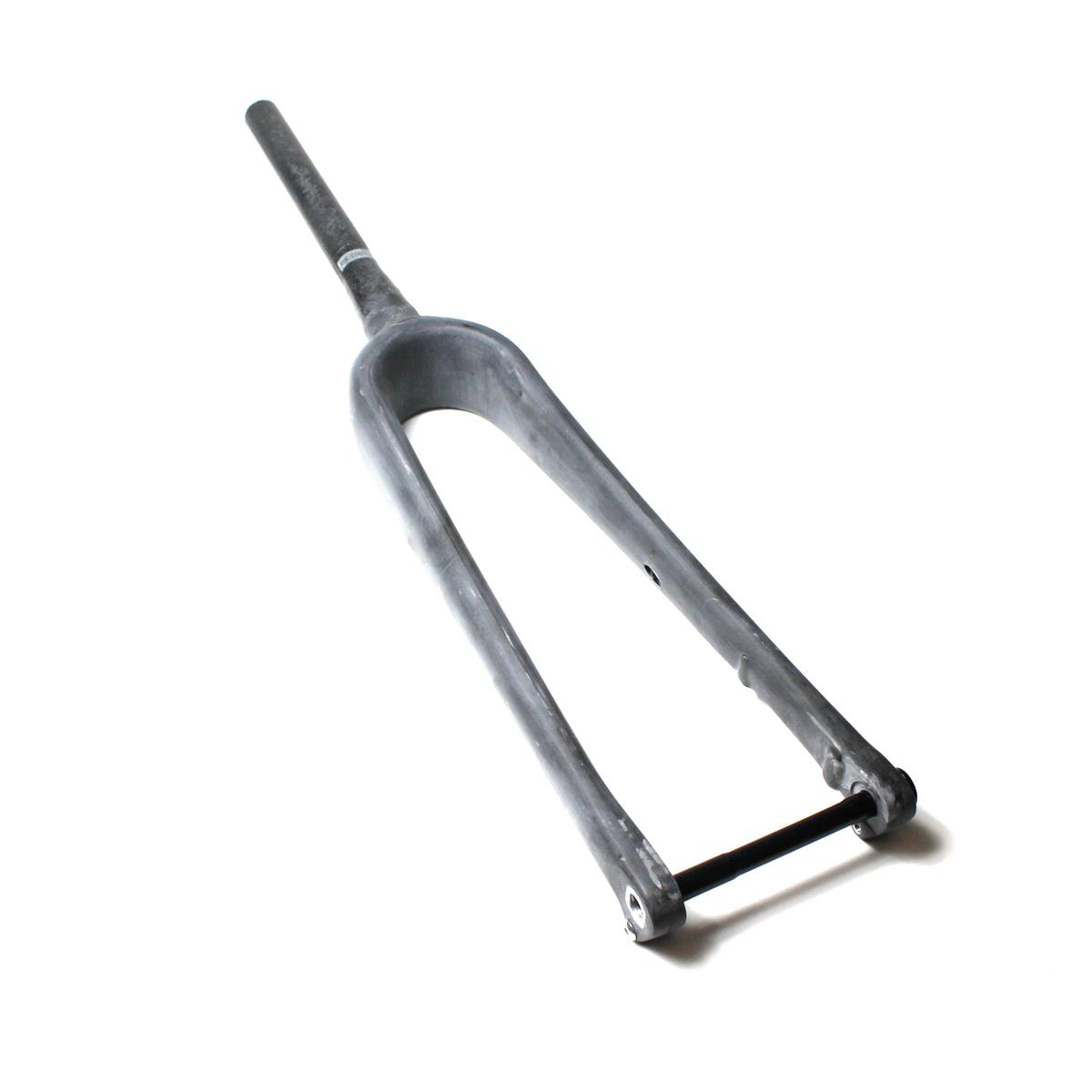 Gravel fork C208 cônico 1-1/8'' - 1,5'' disco Flat Mount full carbon UD raw