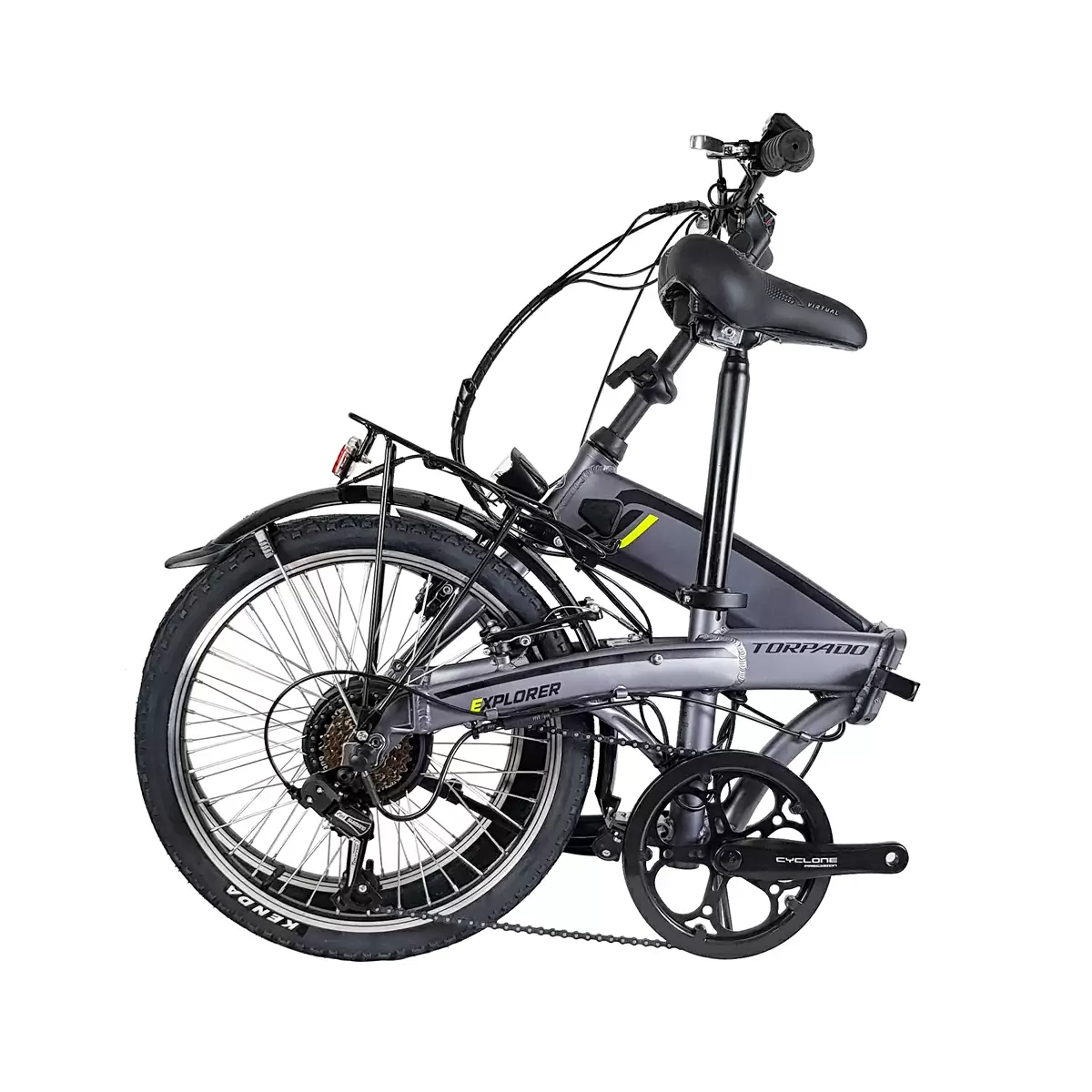 Foldable E-Bike T350 Explorer 20'' 6s 374Wh Bafang Black #2