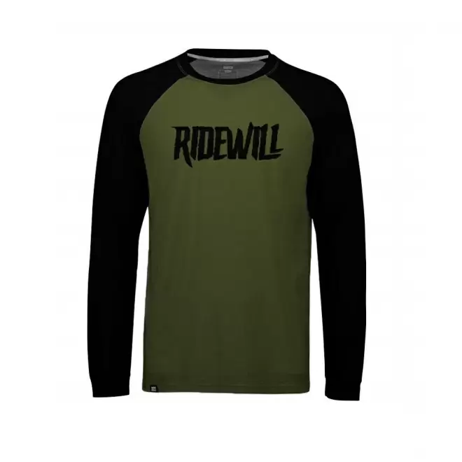 Langarmtrikot Ridewill Limited Edition grün Größe M - image