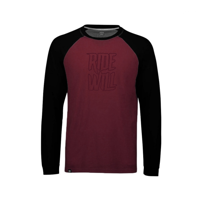 Langarmtrikot Ridewill Limited Edition Bordeaux Größe L