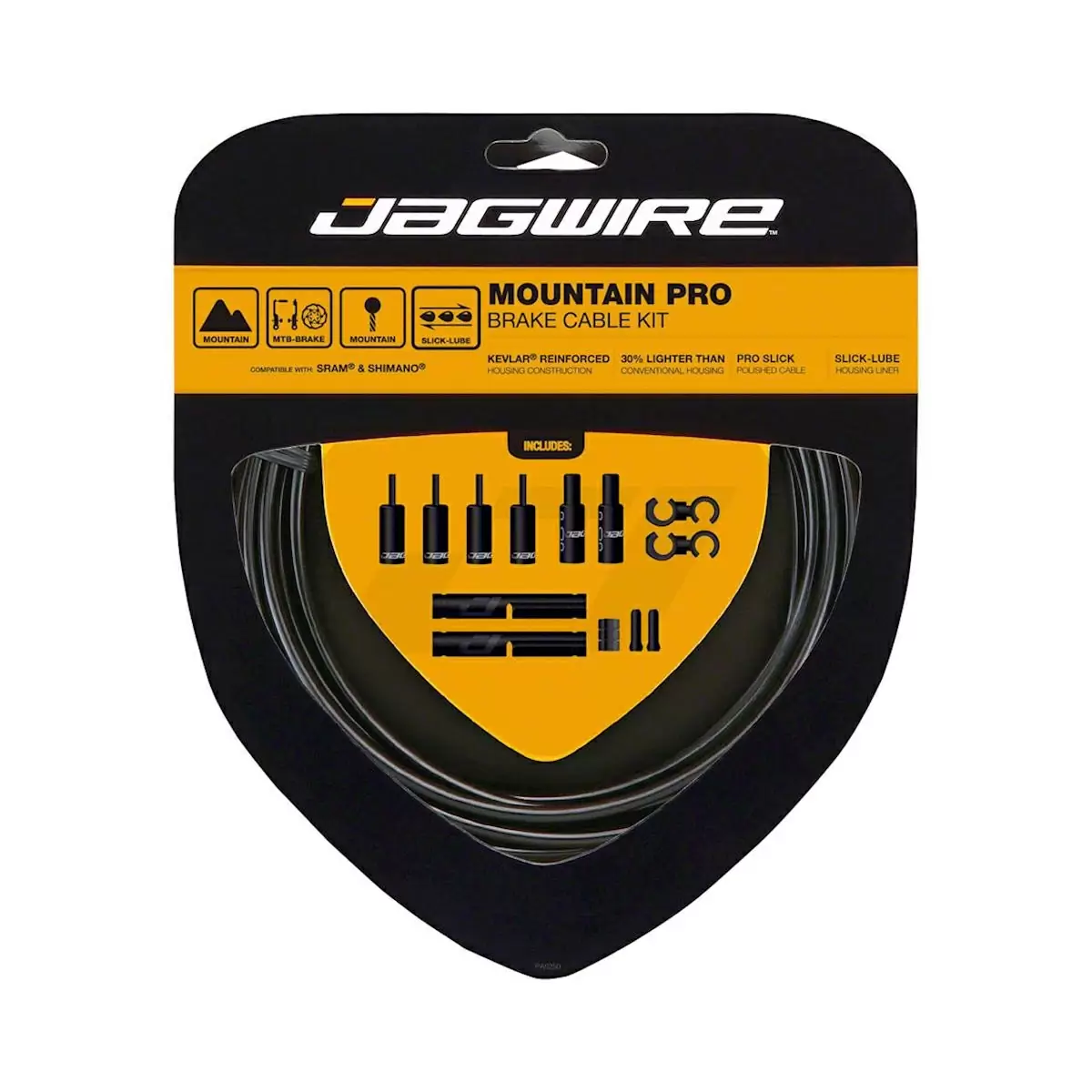 Mountain Pro Brake Cable/Housing Kit MTB Black - image