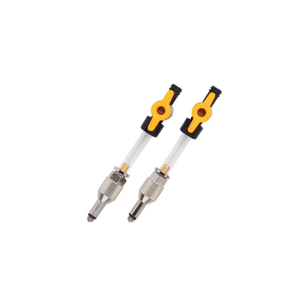 2x Universal Adapters for Elite Bleed Kits with 1/4 turn Valves for DOT Oil