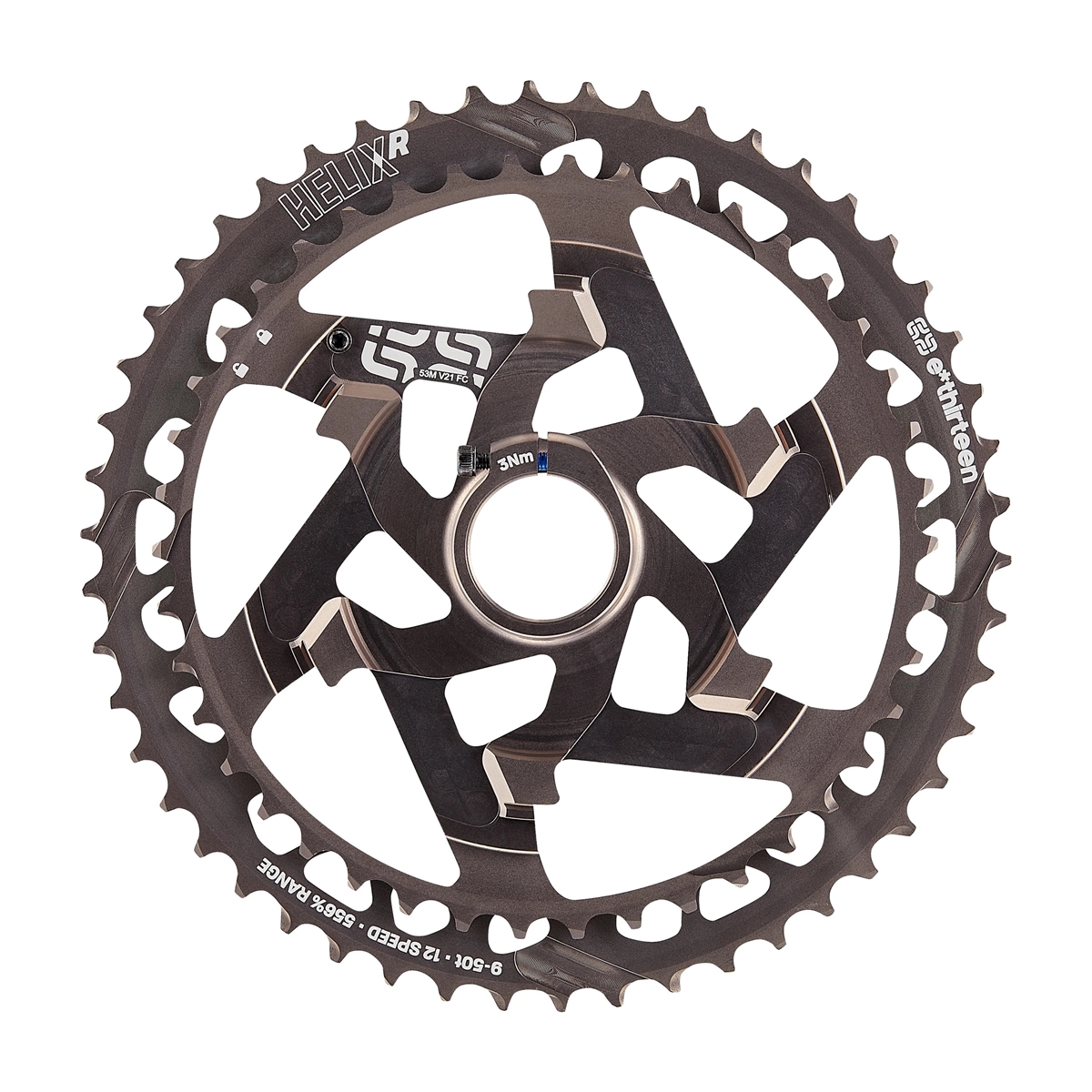 Helix Race 12s Cassette Replacement Cluster 42-50T SRAM XD/XDR Grey