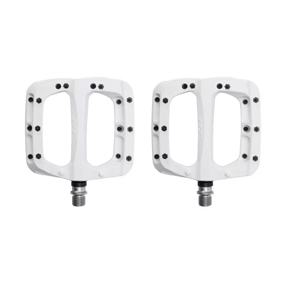 PA03A Flat Pedals Pair White - image