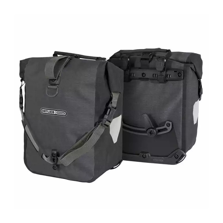 Kit mit Extras zum Schutz und zur Dekoration Ihres Rollers plus Haken für  Taschen. Farbe Schwarz